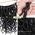 Curly Goddess Faux Locs Synthetic Crochet Braid Hair